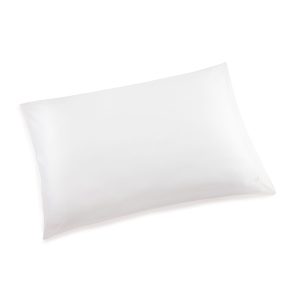 Silk Pillow Cover in White