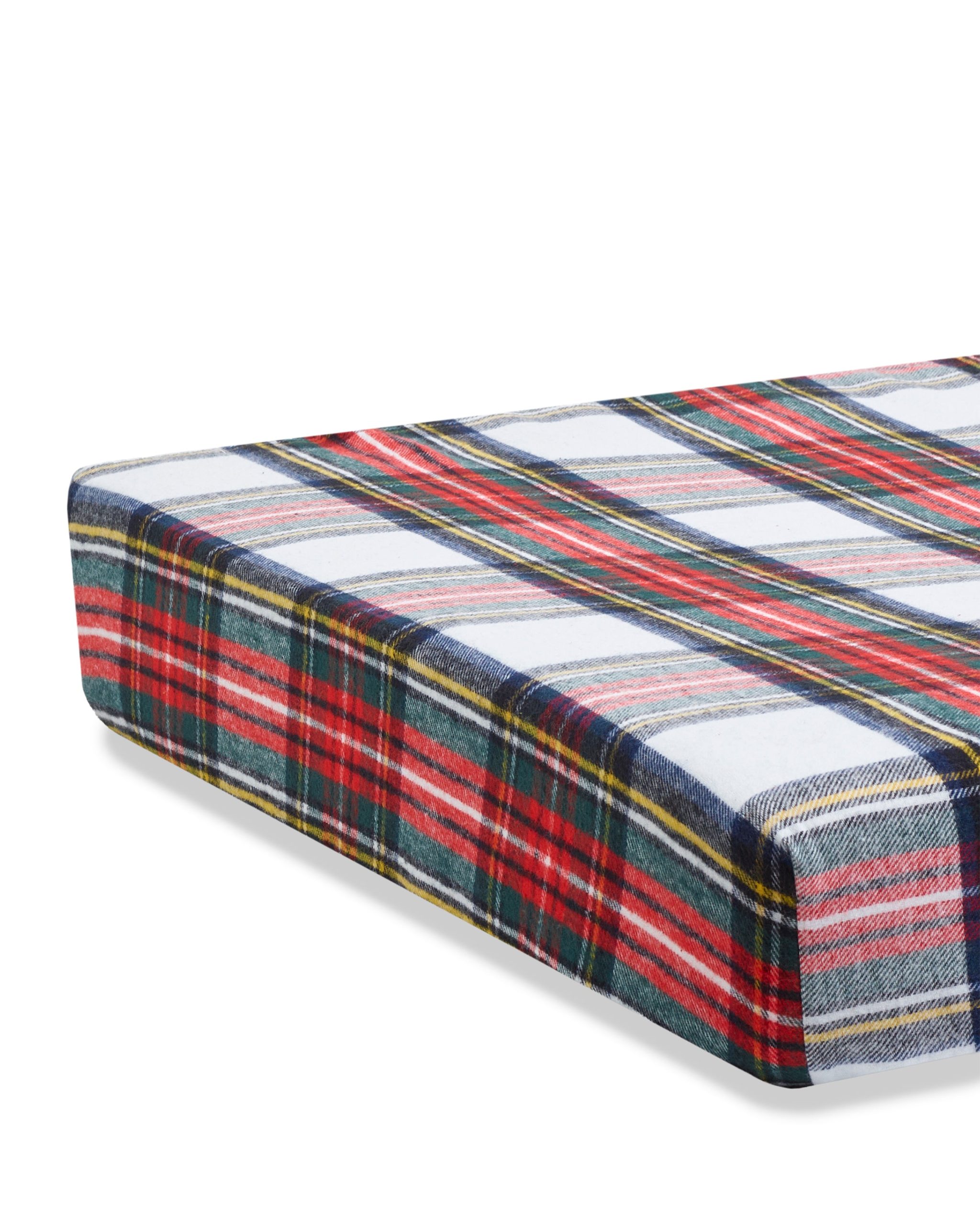 Flannel Crib Sheet in Balmoral Tartan
