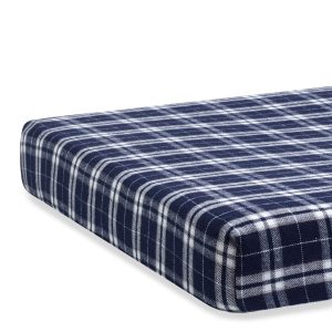 Flannel Crib Sheet in Oxford Tartan