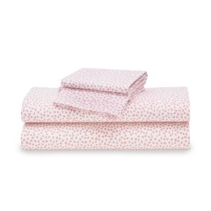 Luxe Premium Percale Bed Sheets in Sweethearts