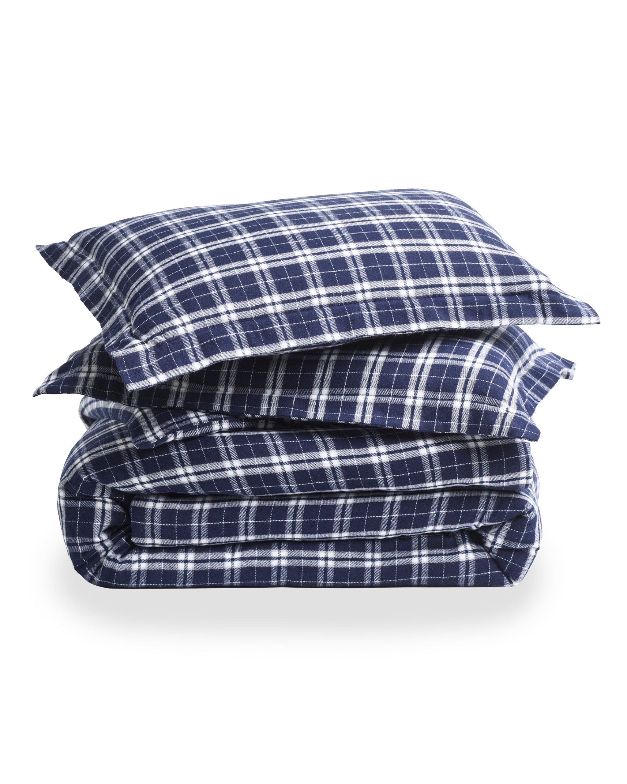 Flannel Duvet Set in Oxford Tartan