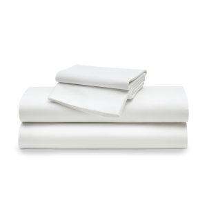 Signature Luxe Sateen Bed Sheets in White