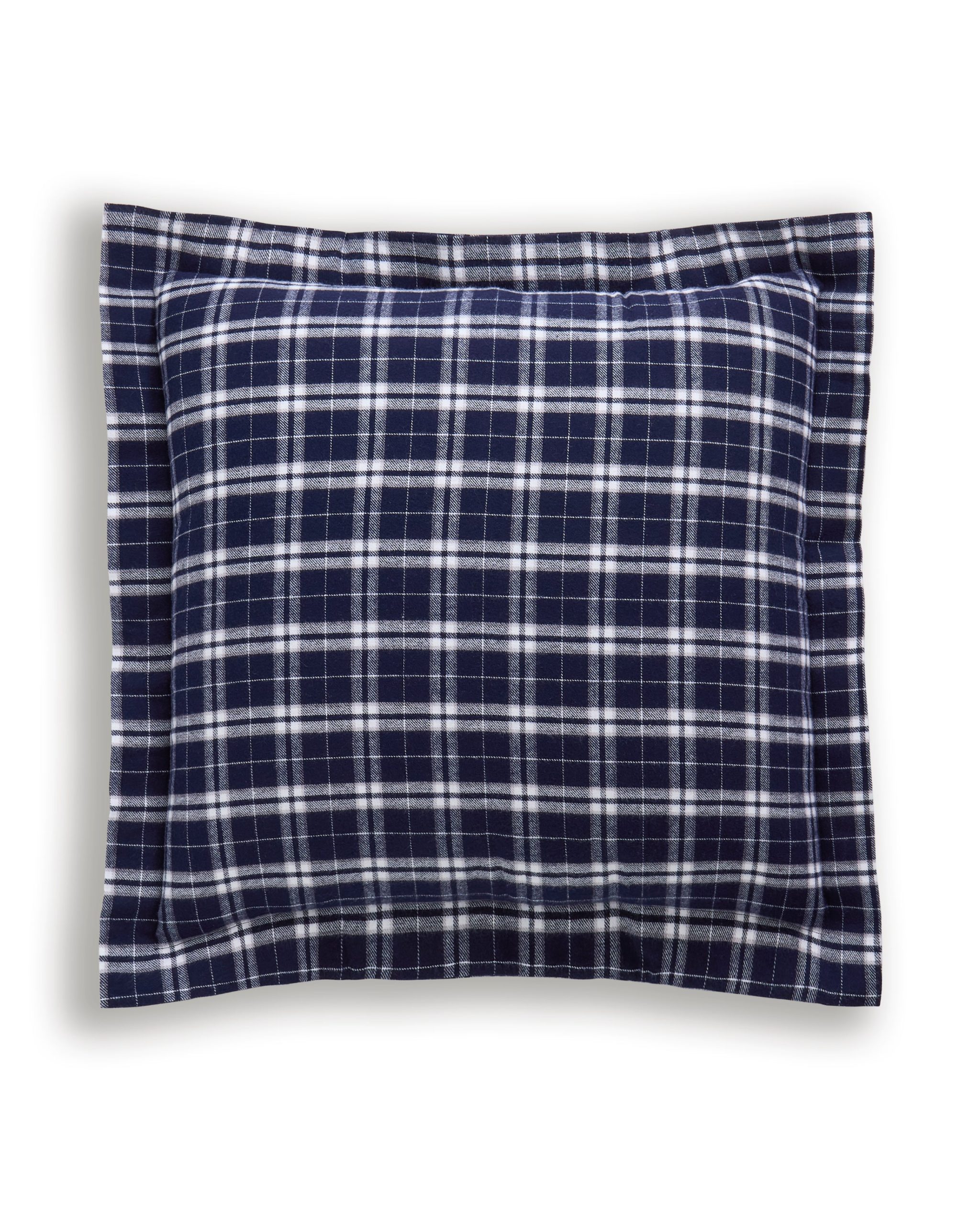 Flannel Euro Sham in Oxford Tartan
